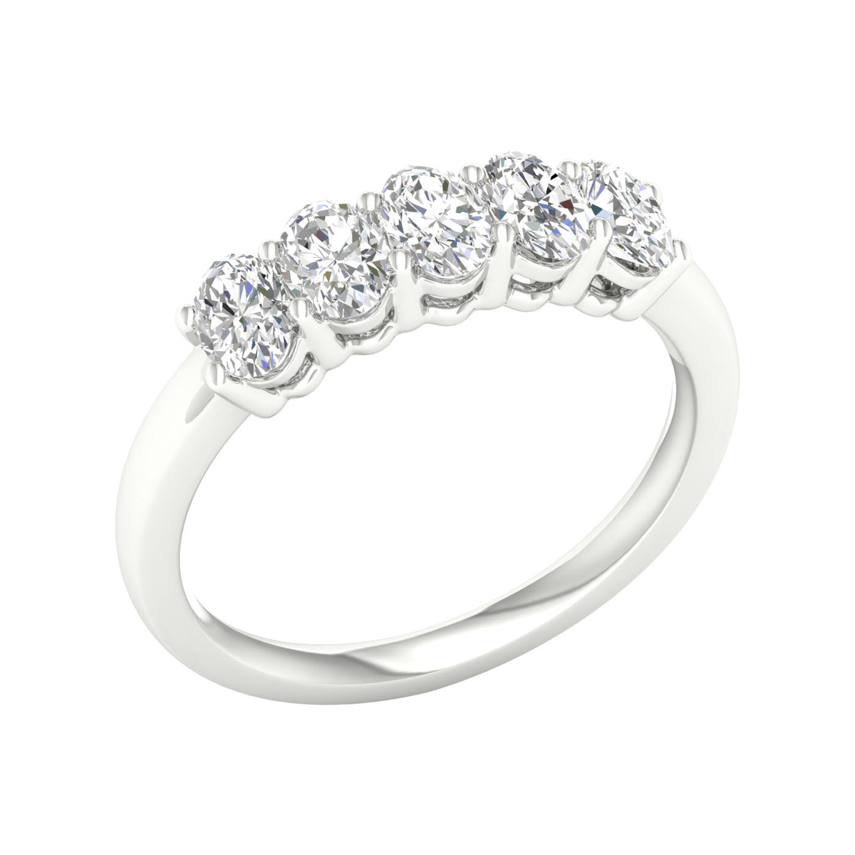 14K 1.00CT Certified Lab Grown Diamond Band 64483