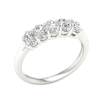 14K 1.00CT Certified Lab Grown Diamond Band 64483
