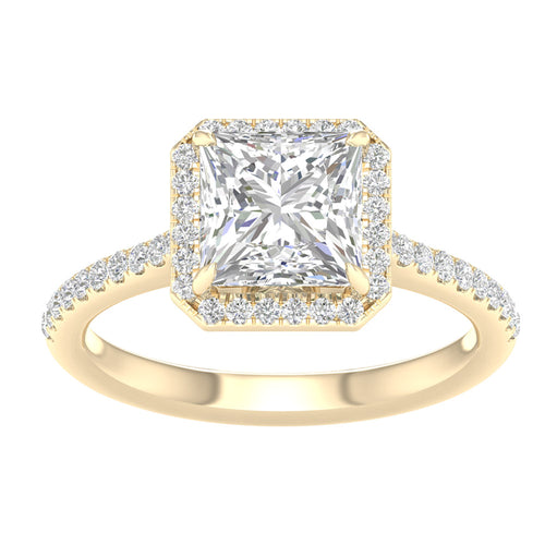 14K 2.25ct Lab Grown Engagement Ring 64507