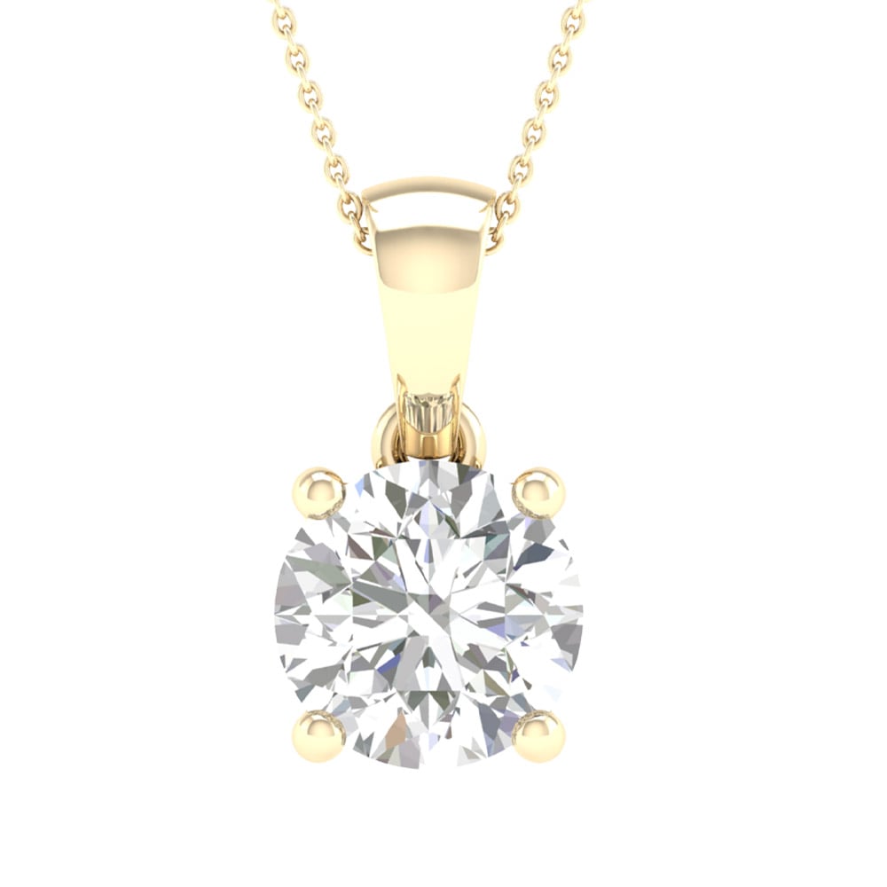 10K 2.00CT Certified Lab Grown Diamond Pendant 70328