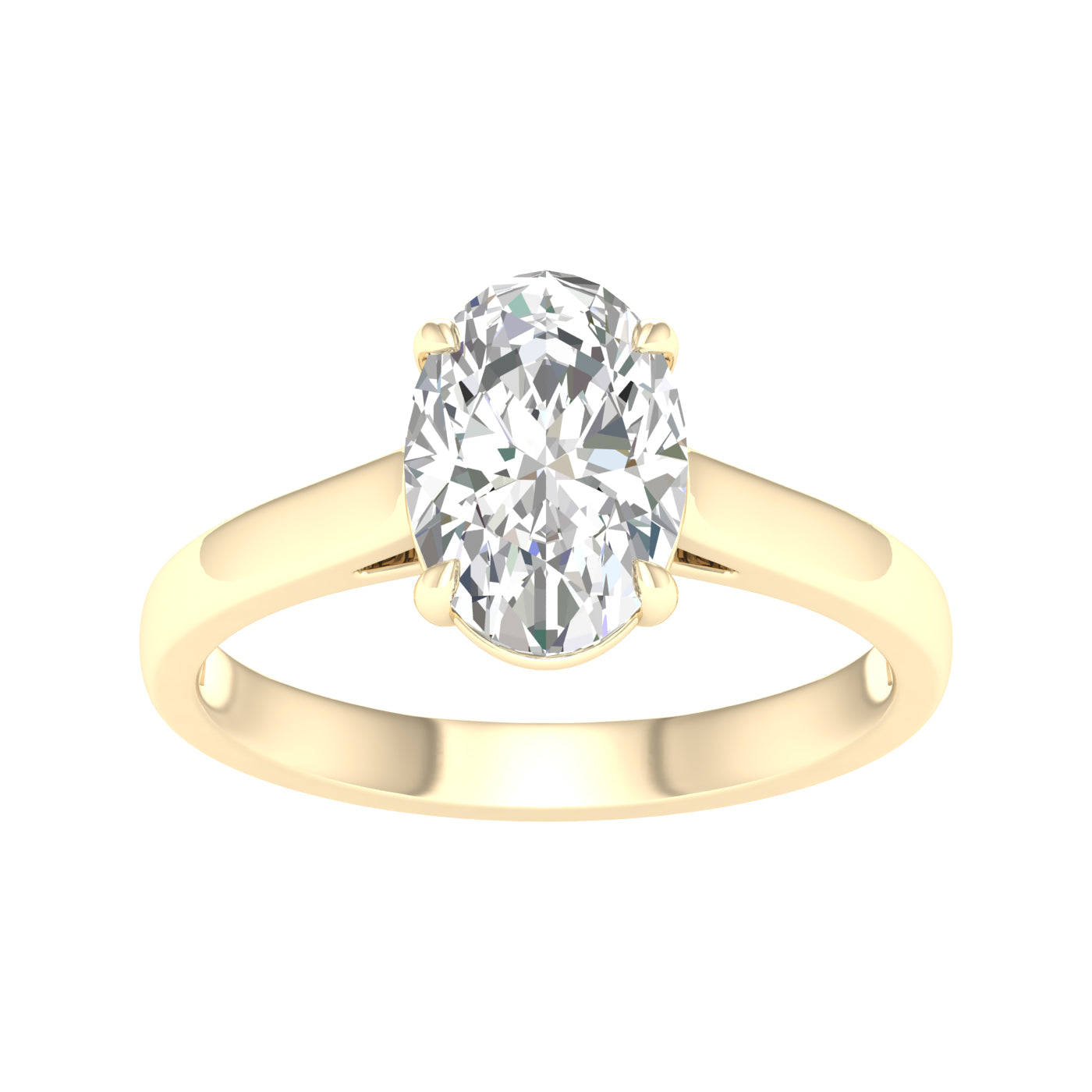 14K 2.00CT Certified Lab Grown Diamond Ring ( IGI Certified ) 64537