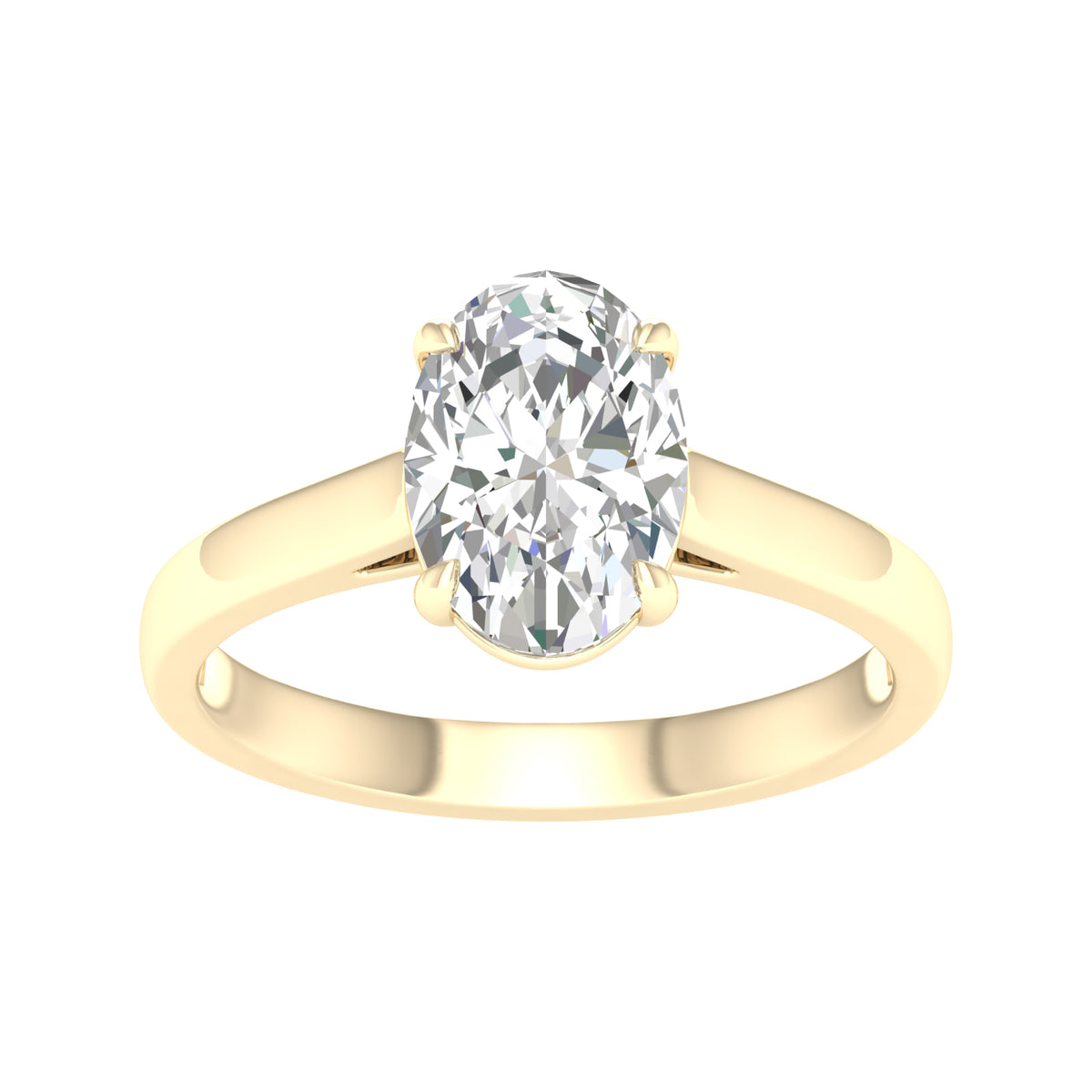 14K 2.00CT Certified Lab Grown Diamond Ring ( IGI Certified ) 64537