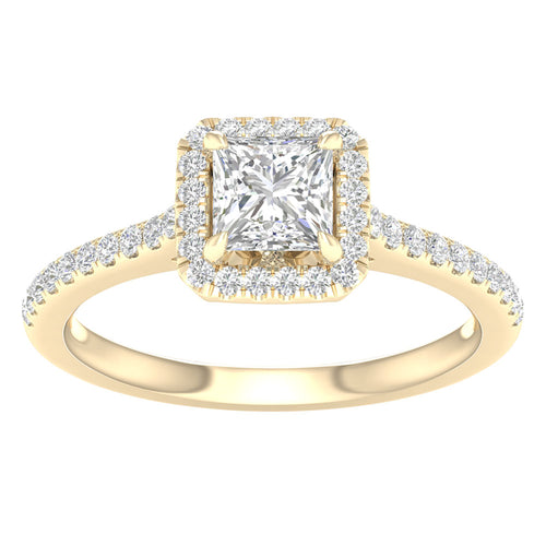 14K 1.25ct Lab Grown Engagement Ring 64566