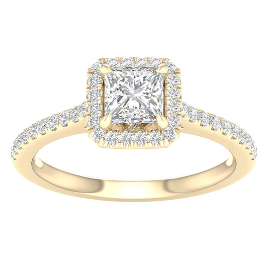 14K 1.25ct Lab Grown Engagement Ring 64566