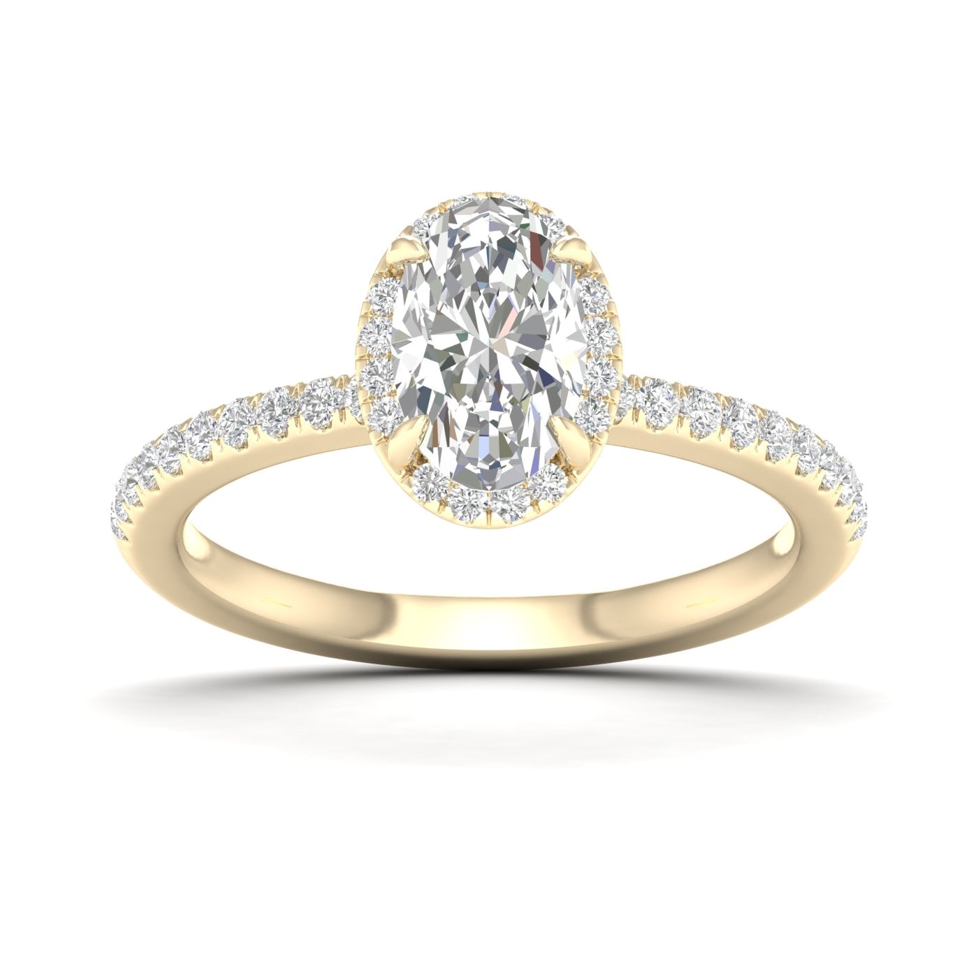 14k 1.25CT Lab Diamond Ring 64829