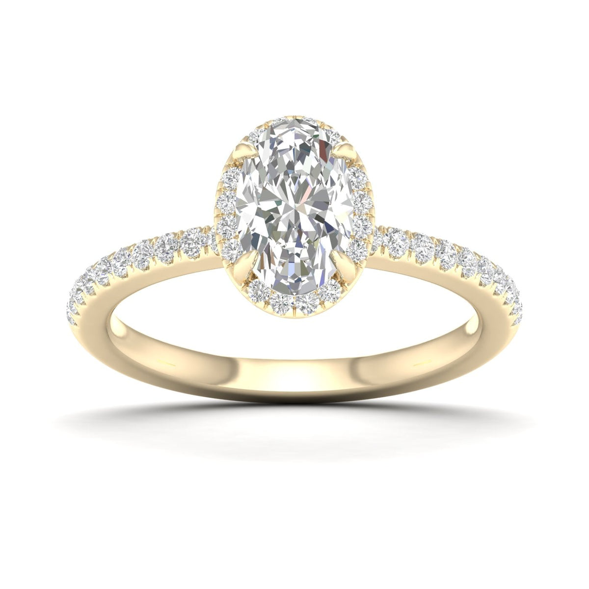 14k 1.25CT Lab Diamond Ring 64829