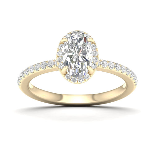 14k 1.25CT Lab Diamond Ring 64829
