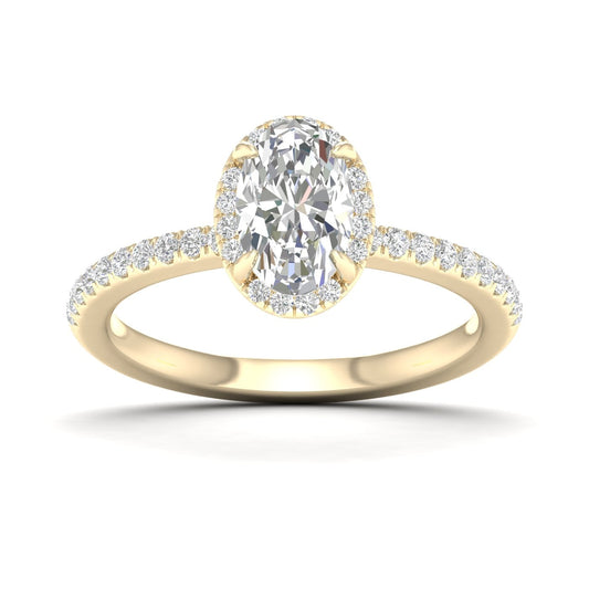 14k 1.25CT Lab Diamond Ring 64829