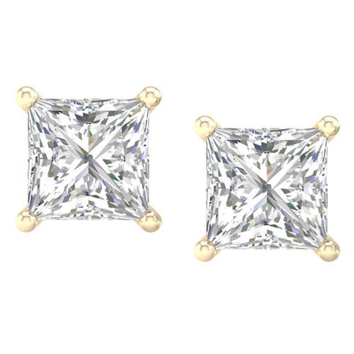 14K 2.00CT Certified Lab Grown Diamond Earrings ( IGI Certified ) 64867
