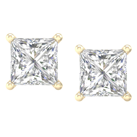 14K 2.00CT Certified Lab Grown Diamond Earrings ( IGI Certified ) 64867
