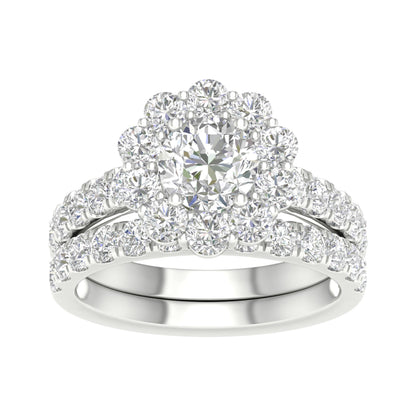 14K 3.00CT Lab Grown Bridal Ring 64932