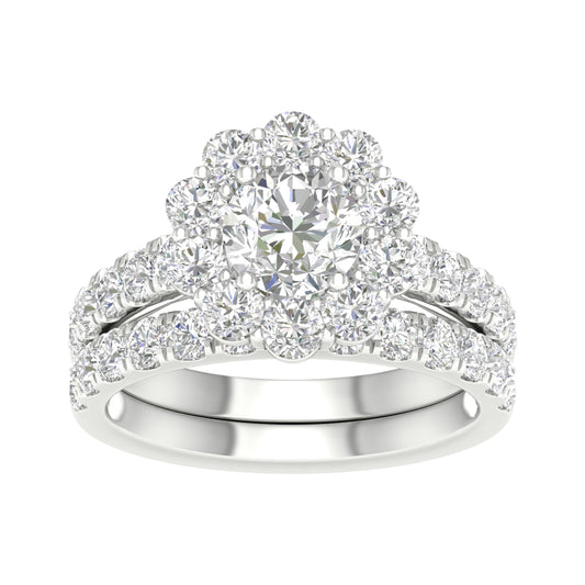 14K 3.00CT Lab Grown Bridal Ring 64932