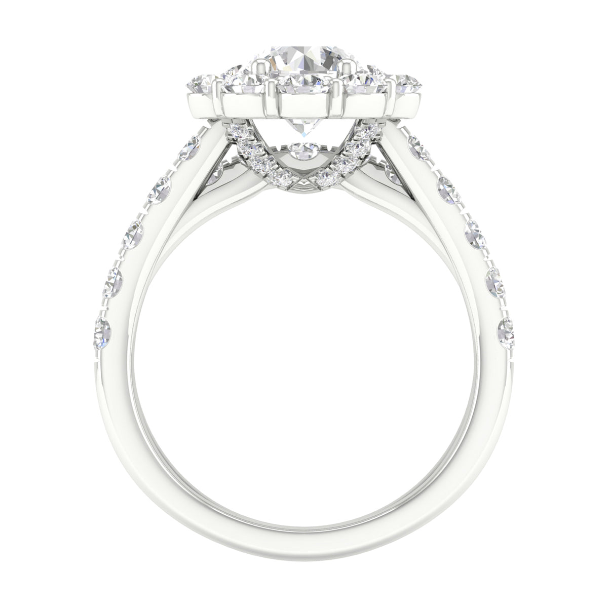 14K 3.00CT Lab Grown Bridal Ring 64932