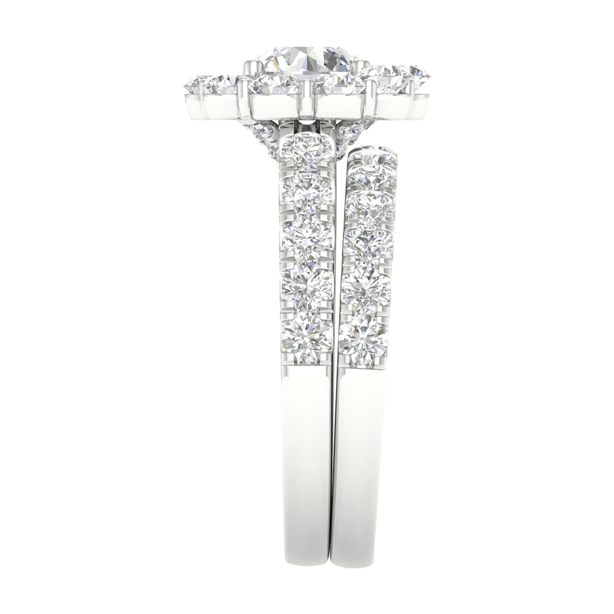 14K 3.00CT Lab Grown Bridal Ring 64932