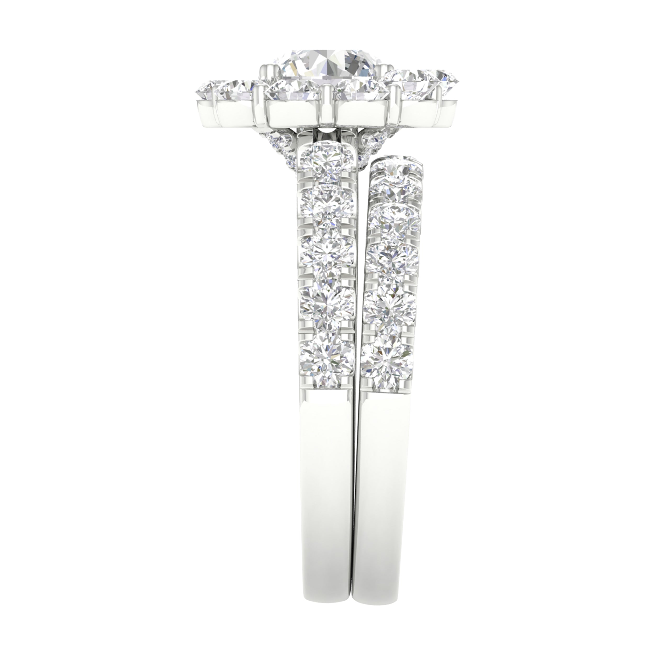 14K 3.00CT Lab Grown Bridal Ring 64932