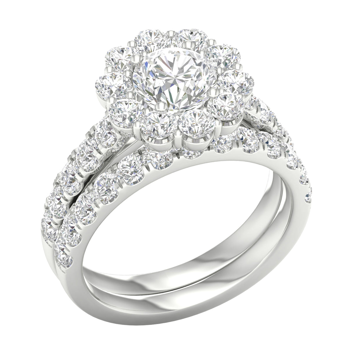 14K 3.00CT Lab Grown Bridal Ring 64932
