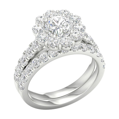14K 3.00CT Lab Grown Bridal Ring 64932