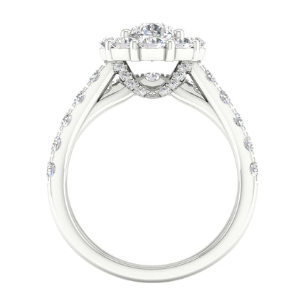 14K 3.00ct Lab Grown Bridal Set 64933