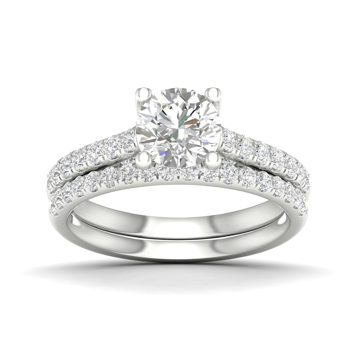 14K 2.00CT Lab Diamond Bridal Ring 64938