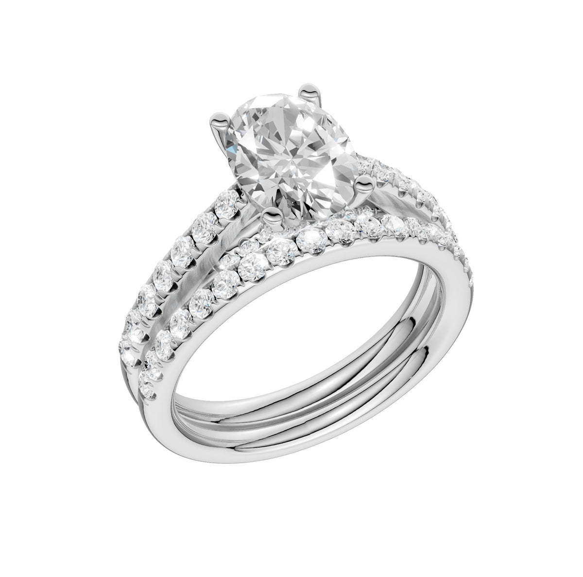 14K 2.33CT Lab Grown Diamond Bridal 64942