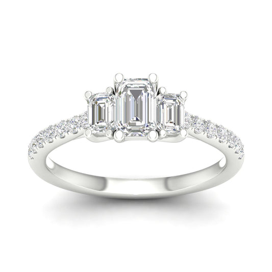 14K  1.00CT  Certified Lab Grown Diamond Ring ( IGI Certified ) 65281
