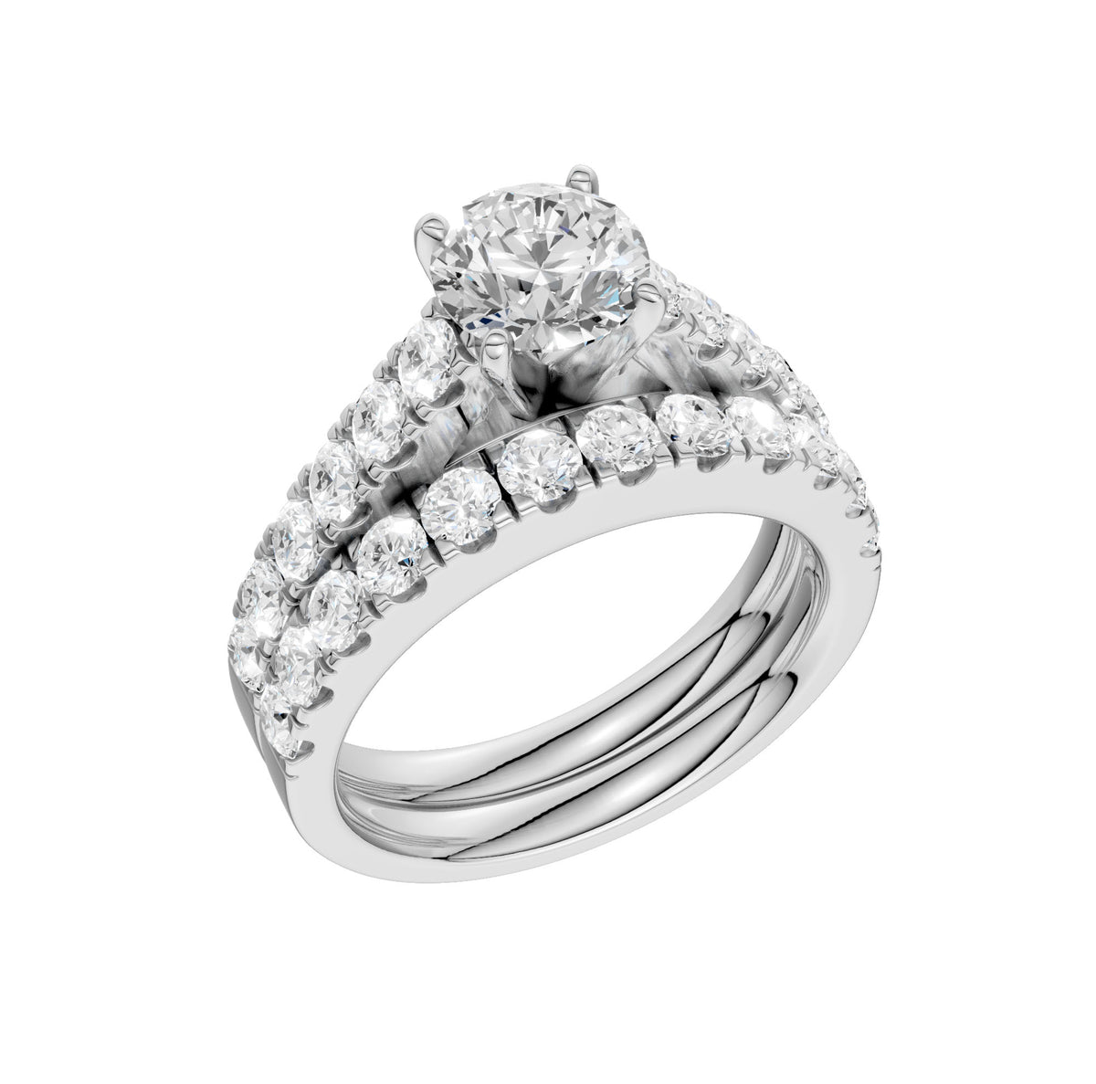 14K 2.40CT Lab Grown Diamond Bridal 65342