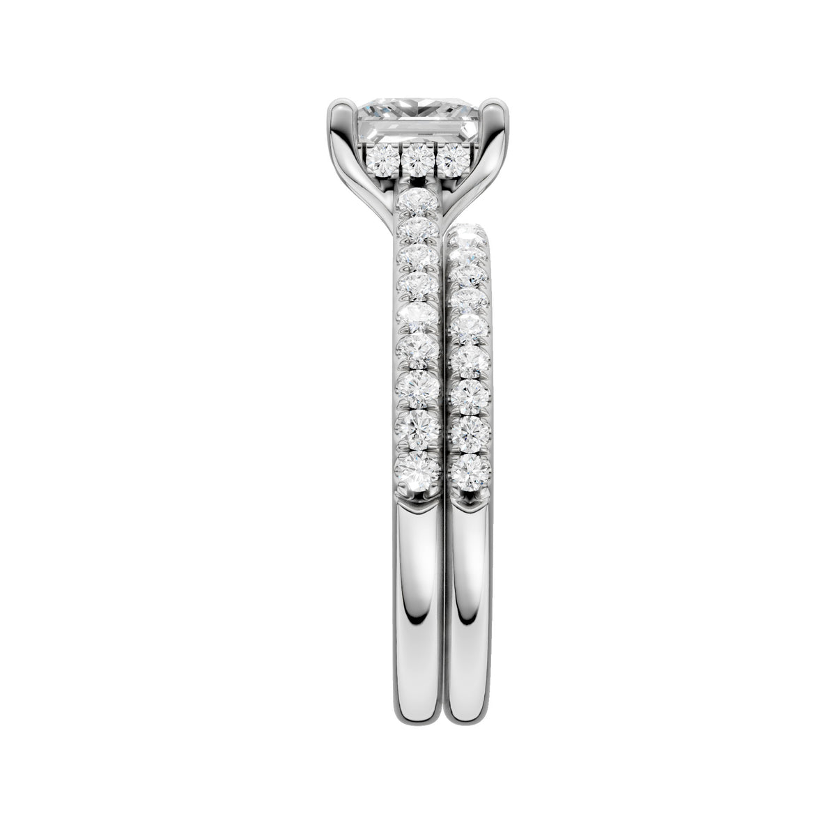 14K 2.50CT  Lab Diamond Bridal Ring 65346