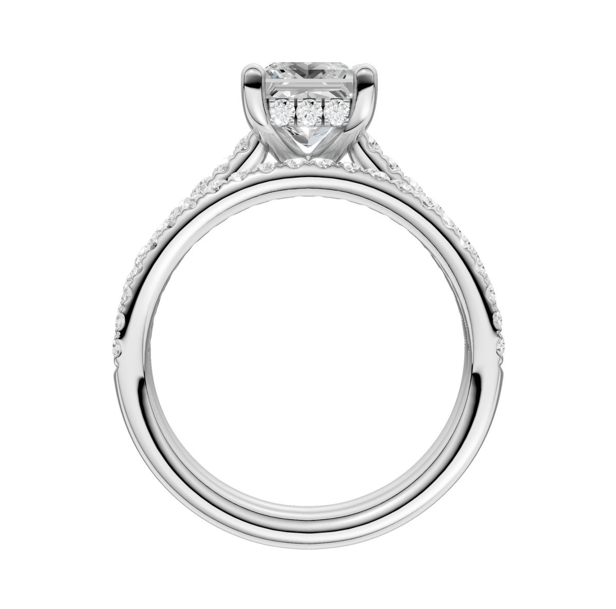 14K 2.50CT  Lab Diamond Bridal Ring 65346