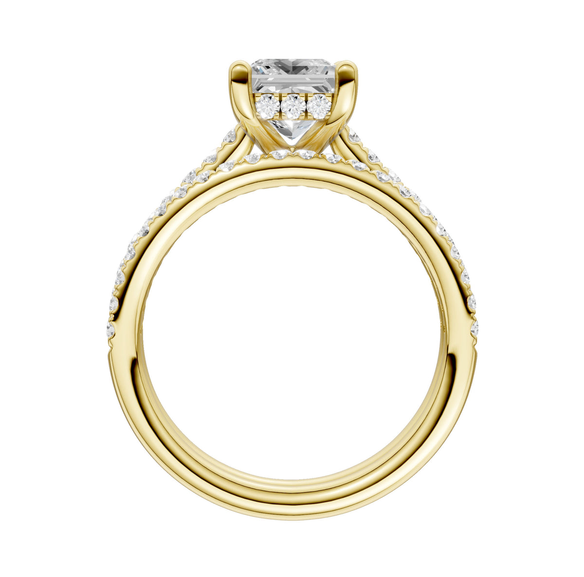 14K 2.50CT  Lab Diamond Bridal Ring 65347