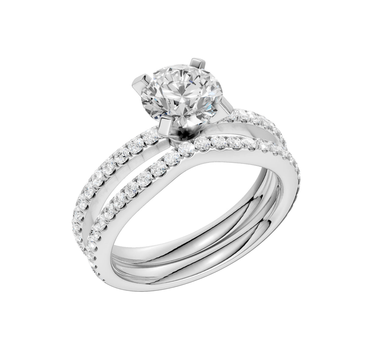 14K 2.00CT Lab Grown Diamond Bridal 65684