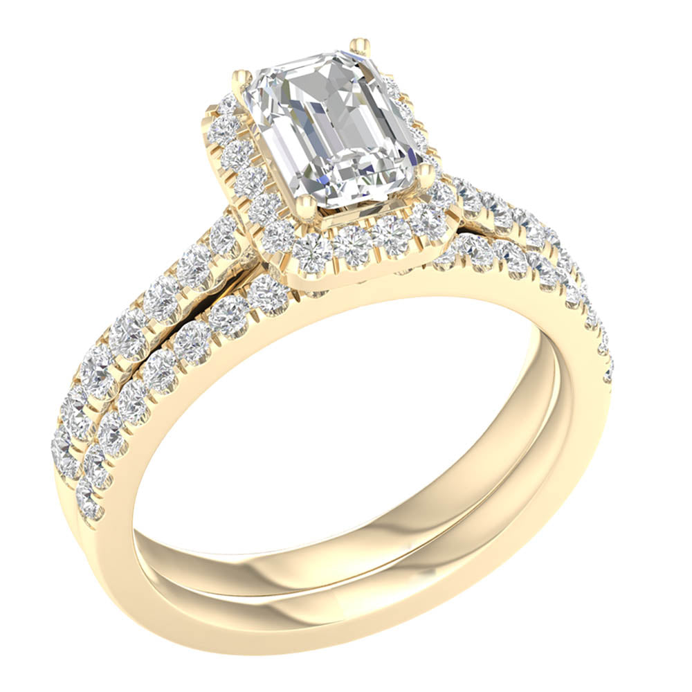 14K 2.25CT Lab Grown Bridal Ring 65698