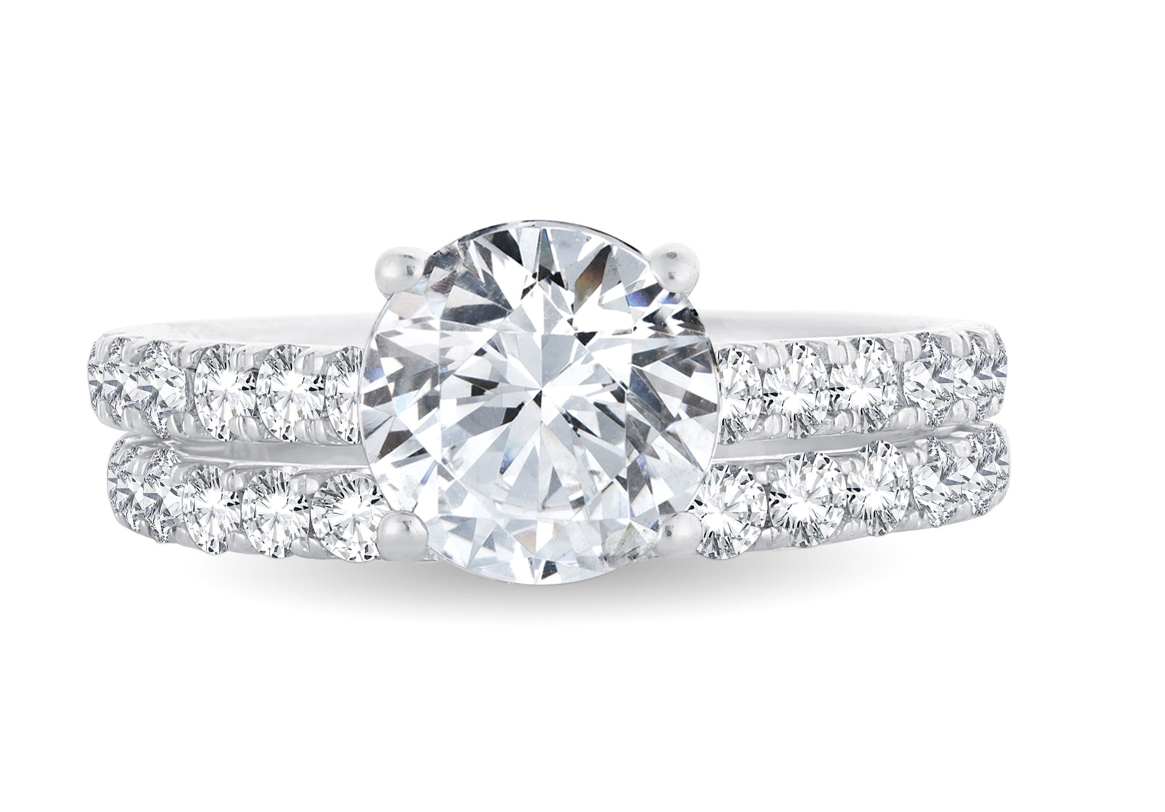 14K 2.00CT Certified Lab Grown Bridal Ring 65745