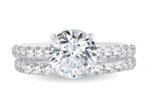 14K 2.00CT Certified Lab Grown Bridal Ring 65745