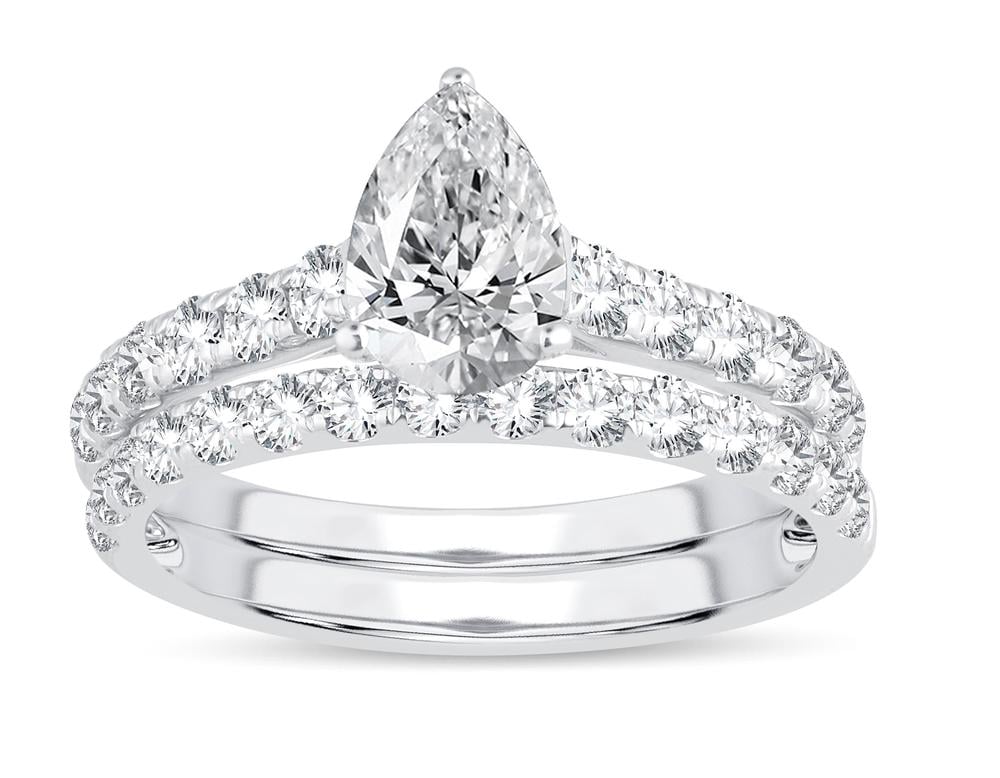 14K 2.03ct Diamond Bridal Set 65749