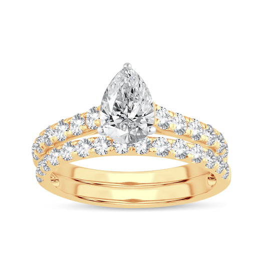 14K 2.03CTCertified Lab Grown Diamond Bridal Set 65750