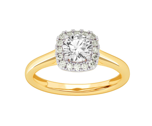 14K 1.00CT Lab Grown Diamond Ring 65774