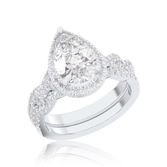 14K 2.64CT Lab Grown Diamond Bridal 65848