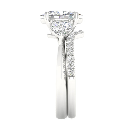 14K 3.25CT Certified Lab Grown Diamond Bridal Ring 65879