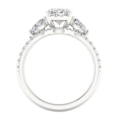14K 3.25CT Certified Lab Grown Diamond Bridal Ring 65879