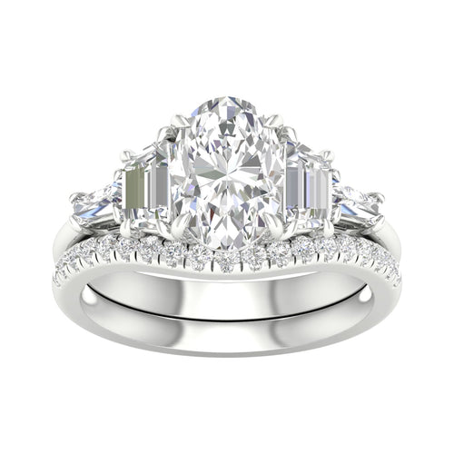 14K 3.25CT  Lab Diamond Bridal Ring 65883