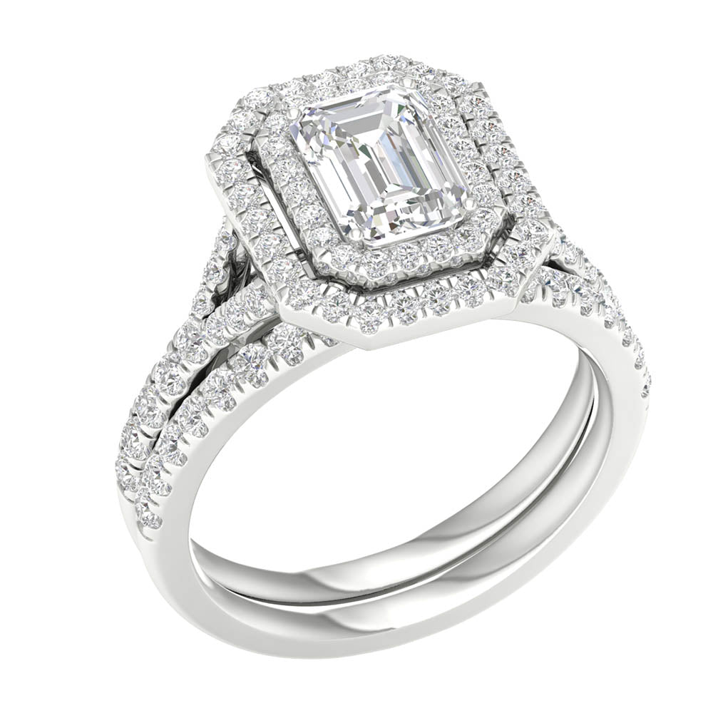14K 1.75CT Lab Grown Diamond Bridal Ring 65930