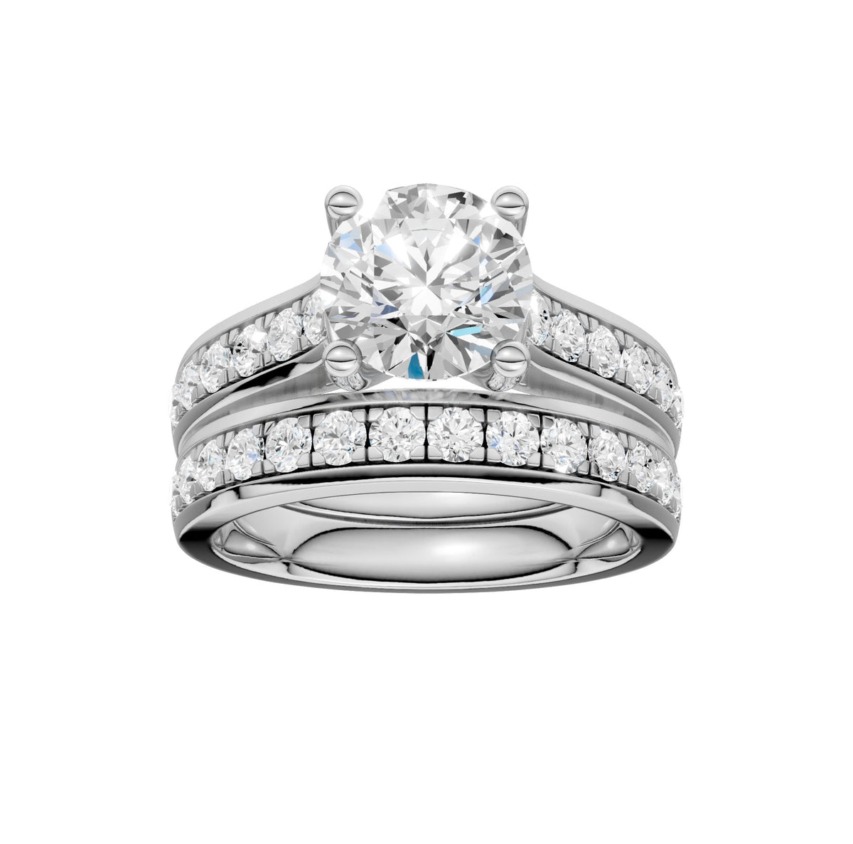 14K 3.00CT Lab Grown Diamond Bridal 65948