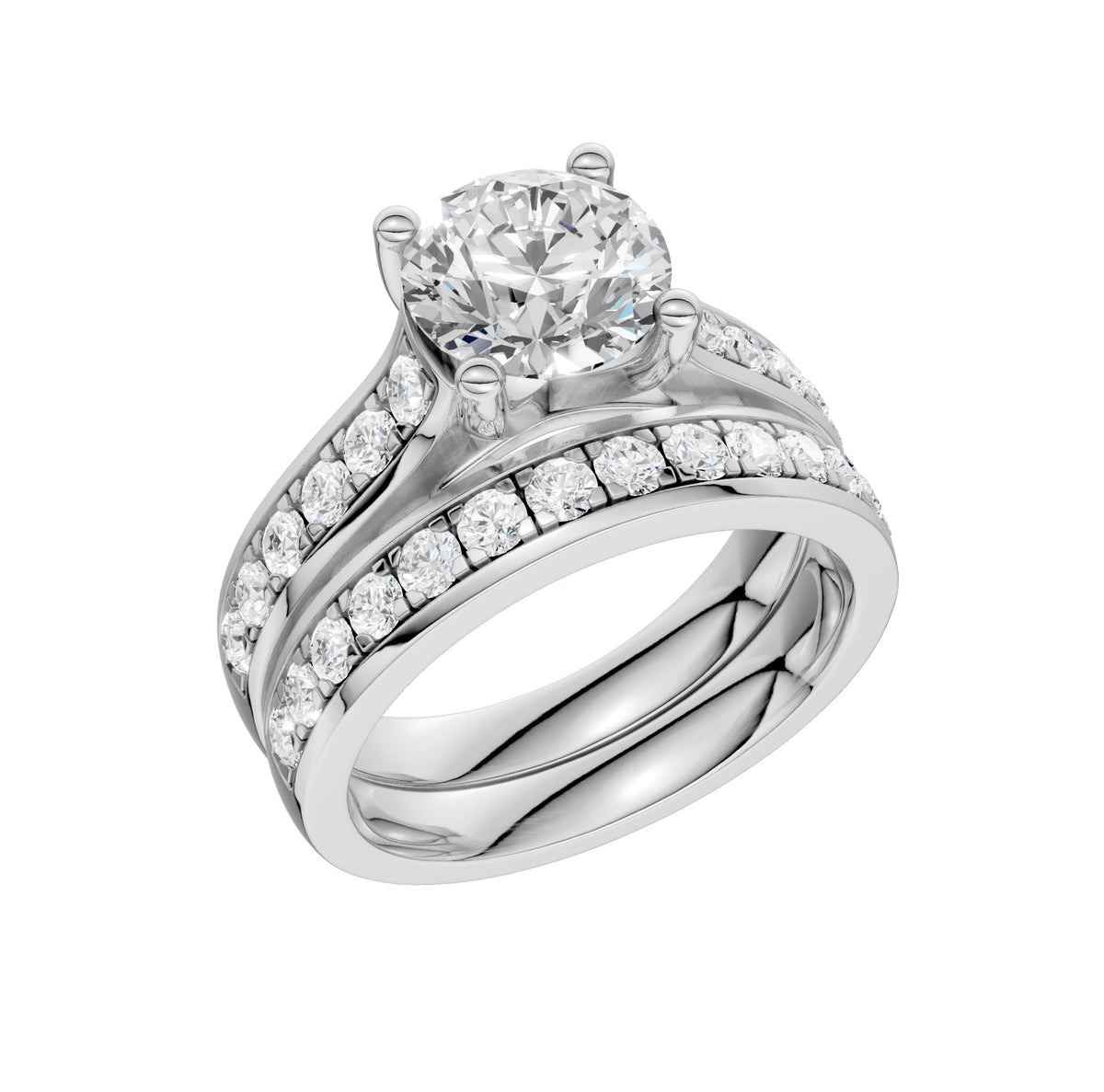 14K 3.00CT Lab Grown Diamond Bridal 65948