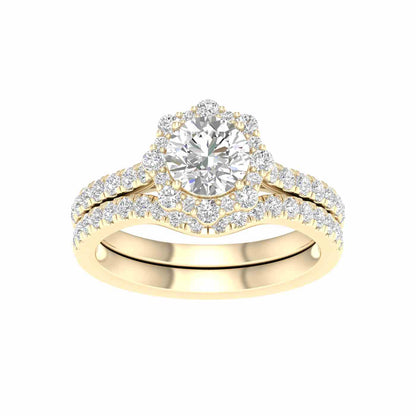 14K 1.75 CT Lab Grown Diamond Bridal Ring 65955