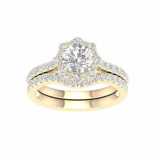 14K 1.75 CT Lab Grown Diamond Bridal Ring 65955