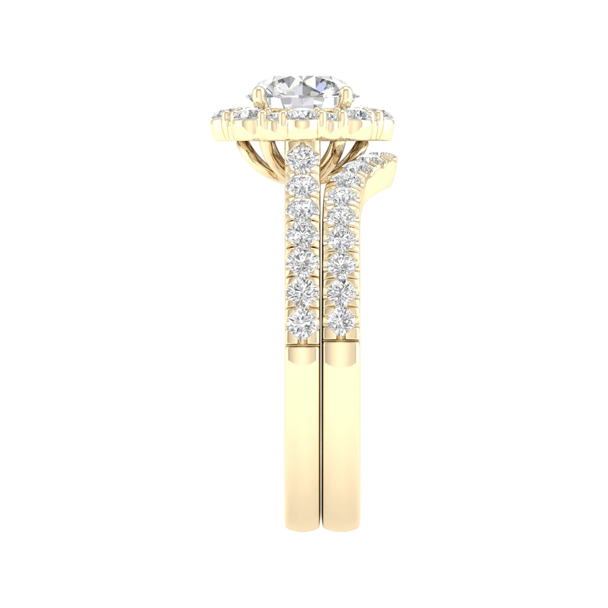 14K 1.75 CT Lab Grown Diamond Bridal Ring 65955