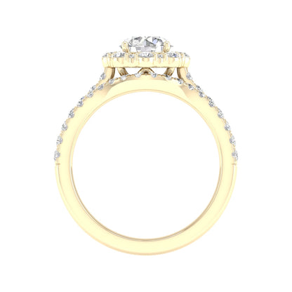 14K 1.75 CT Lab Grown Diamond Bridal Ring 65955