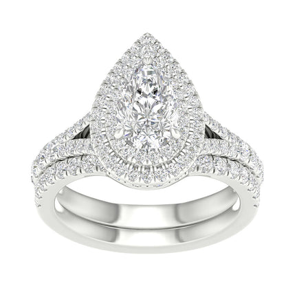 14K 1.75CT Certified Lab Grown Engagement Ring 65978