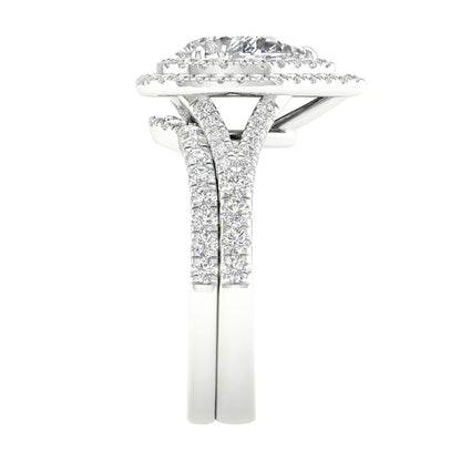 14K 1.75CT Certified Lab Grown Engagement Ring 65978