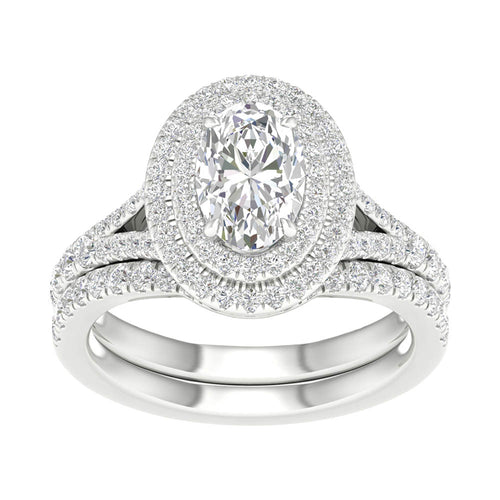 14K 2.25CT  Lab Grown Diamond Bridal Ring 65979